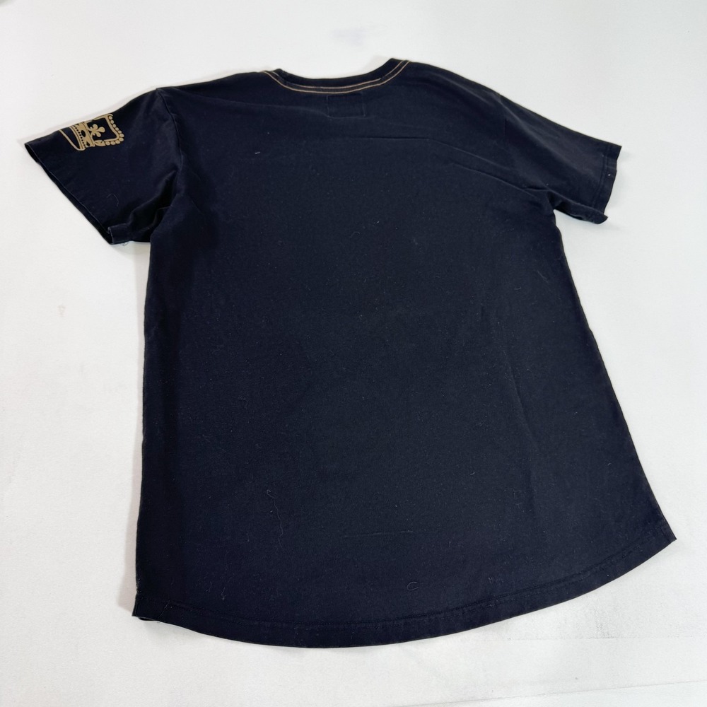 CR-24 Shirt Mens XL Black Never Accept Defeat Quote Embossed Crown Graphic Tee - Picture 7 of 9